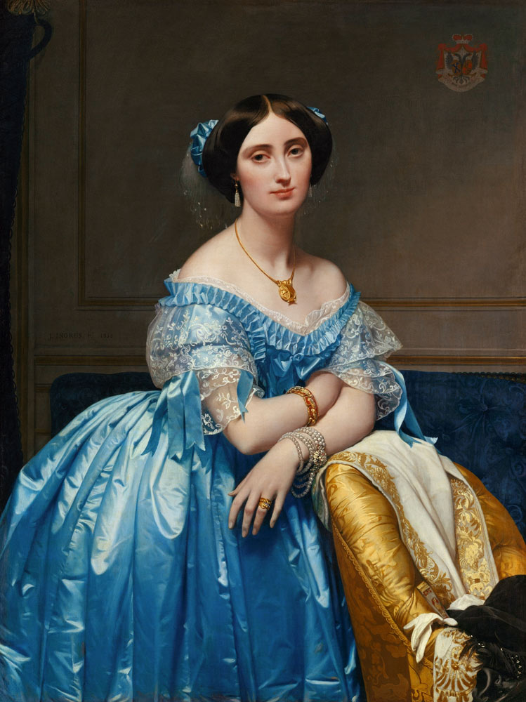 Portrait of the Princesse de Broglie à Jean Auguste Dominique Ingres