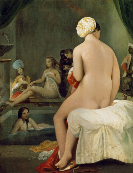 The Little Bather in the Harem à Jean Auguste Dominique Ingres