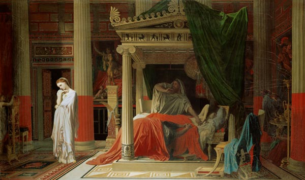 Antiochus and Stratonica à Jean Auguste Dominique Ingres