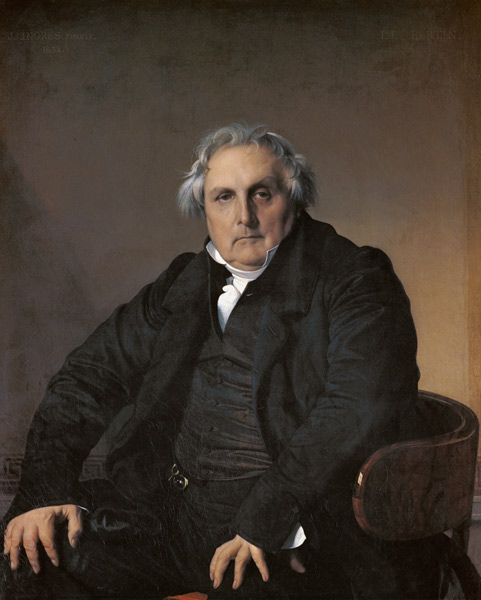 portrait de Louis-François Bertin à Jean Auguste Dominique Ingres
