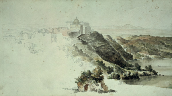 Castel Gandolfo à Jean Auguste Dominique Ingres