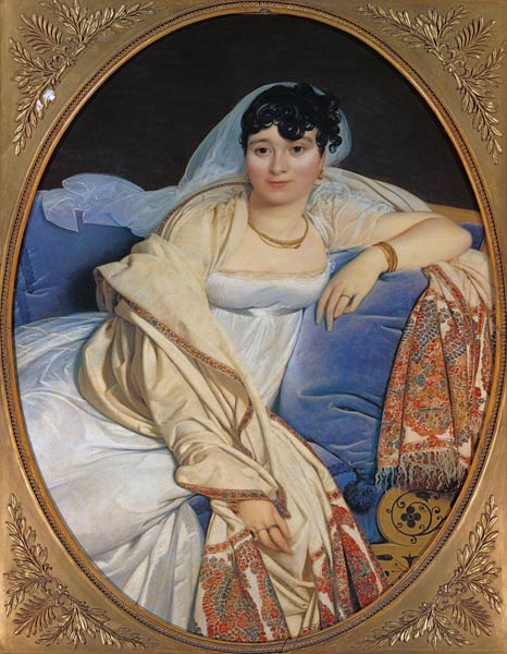 portrait de madame Rivière à Jean Auguste Dominique Ingres