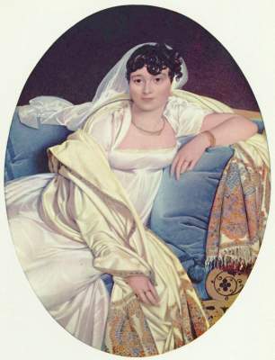 Madame Riviére à Jean Auguste Dominique Ingres
