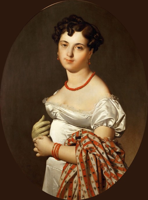 Portrait of Madame Cécile Panckoucke, née Bochet à Jean Auguste Dominique Ingres