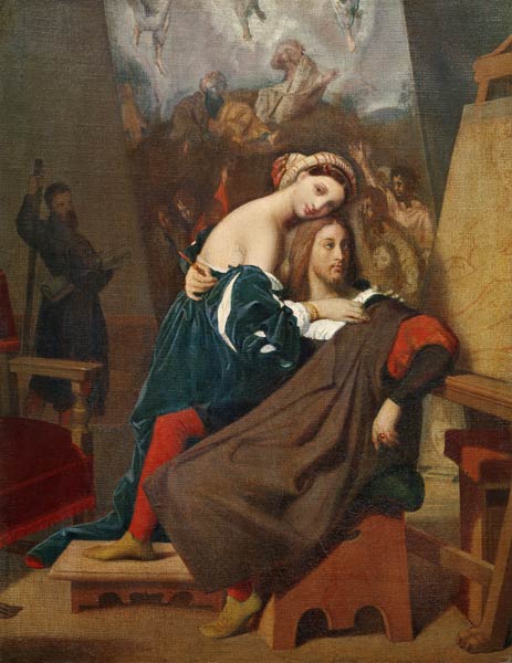 Raffael und die Fornarina à Jean Auguste Dominique Ingres