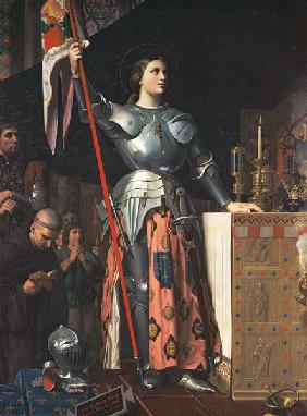 Joan of Arc (1412-31) at the Coronation of King Charles VII (1403-61) 17th July 1429