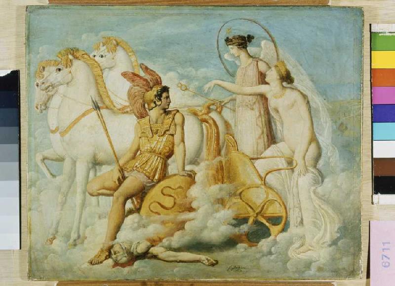 Venus blessée à Jean Auguste Dominique Ingres