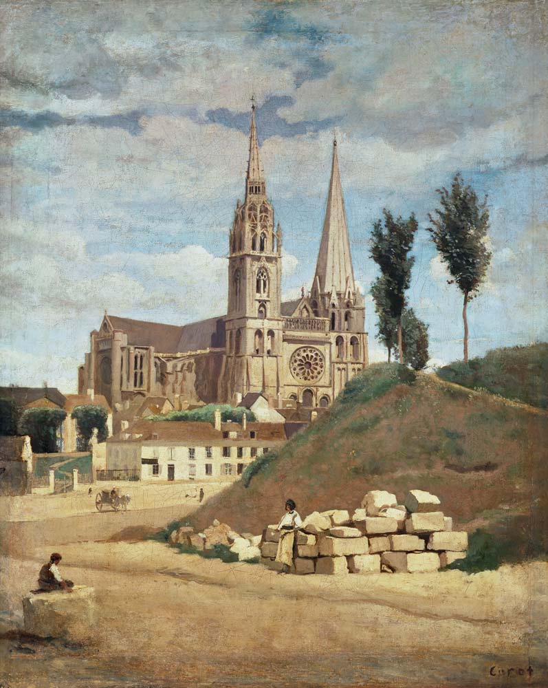 La cathédrale de Chartres à Jean-Baptiste-Camille Corot