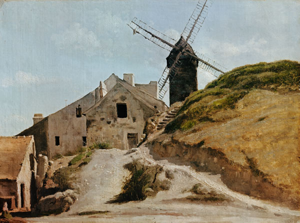Moulin de la Galette à Jean-Baptiste-Camille Corot