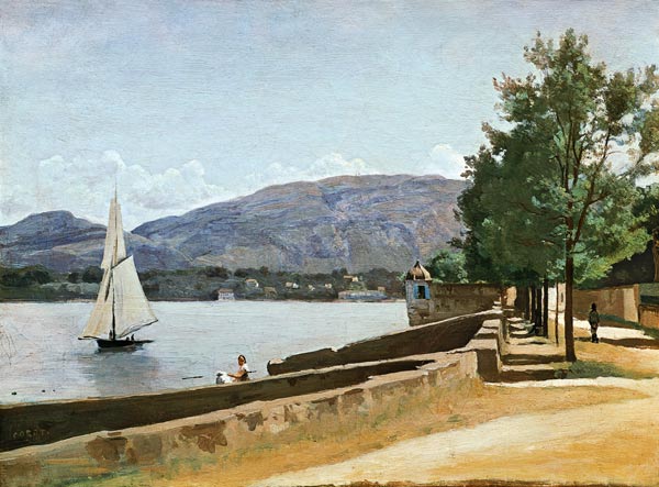 Le quai Paquis à Genève à Jean-Baptiste-Camille Corot