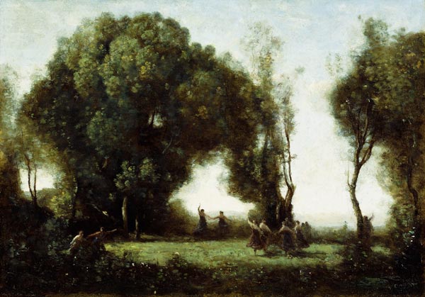 The Dance of the Nymphs à Jean-Baptiste-Camille Corot