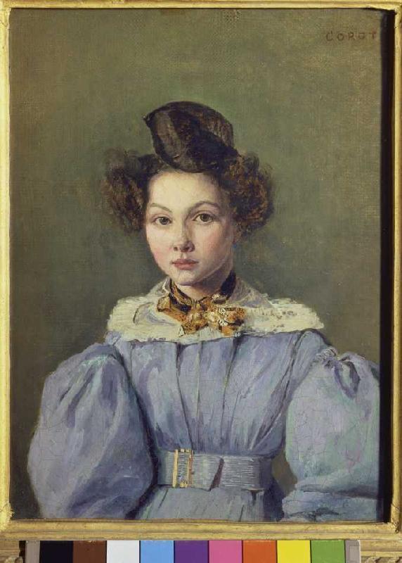portrait de Marie-Louise Sennegan à Jean-Baptiste-Camille Corot