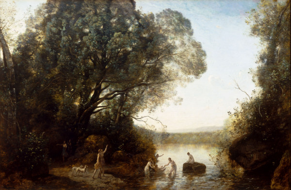 Corot / The Bath of Diana à Jean-Baptiste-Camille Corot