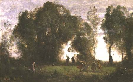 The Dance of the Nymphs à Jean-Baptiste-Camille Corot