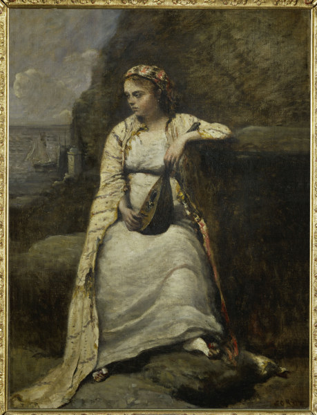 Woman in Greek Costume , Corot à Jean-Baptiste-Camille Corot
