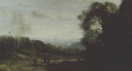 In the Hills Above Ville D'Avray à Jean-Baptiste-Camille Corot