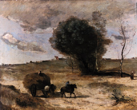 La petite voiture dans les dunes à Jean-Baptiste-Camille Corot