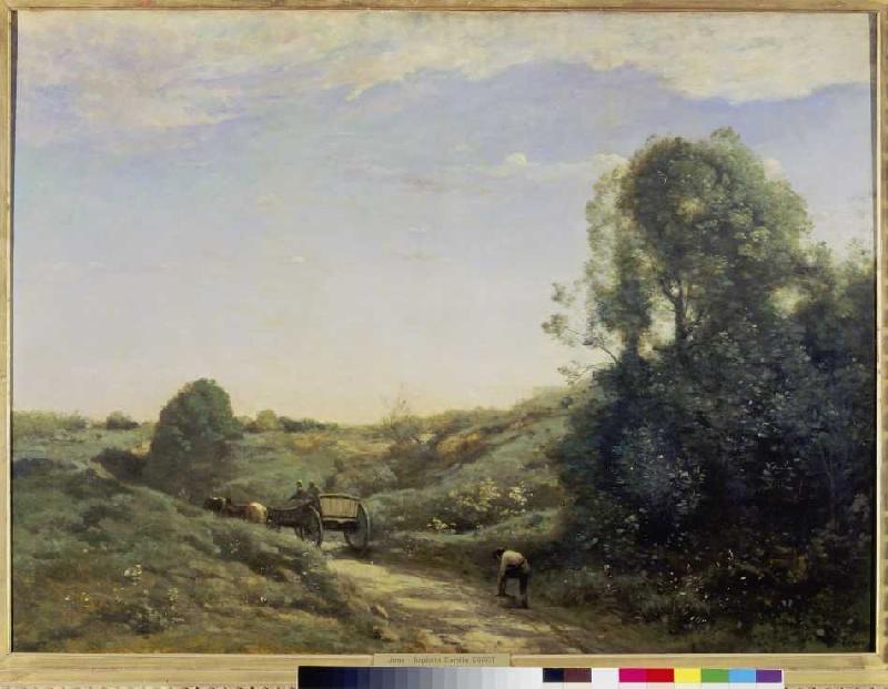 La petite voiture à Jean-Baptiste-Camille Corot