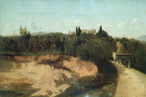 Camille Corot, Landscape in Italy à Jean-Baptiste-Camille Corot