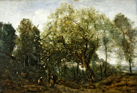 Le Catalpa, memory of Ville-d''Avray à Jean-Baptiste-Camille Corot