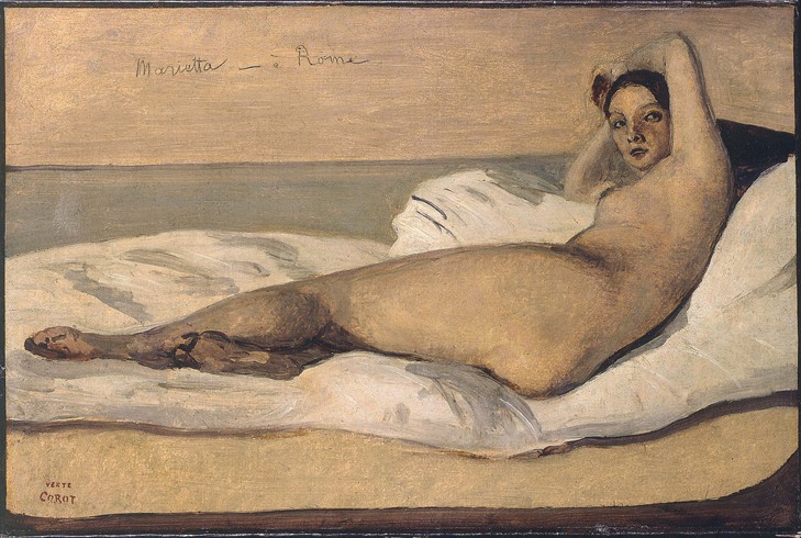 Marietta (The Roman Odalisque) à Jean-Baptiste-Camille Corot