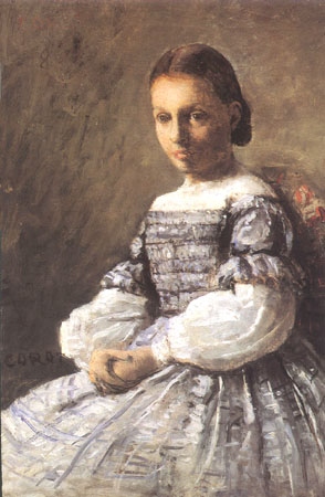 Portrait de Mme Jeanne à Jean-Baptiste-Camille Corot