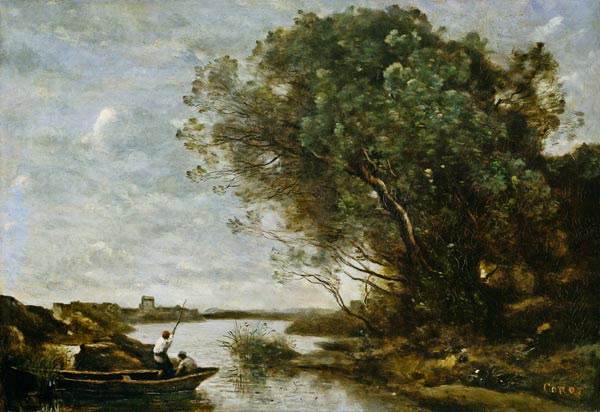 River Landscape à Jean-Baptiste-Camille Corot