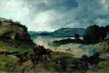 Roman Landscape à Jean-Baptiste-Camille Corot