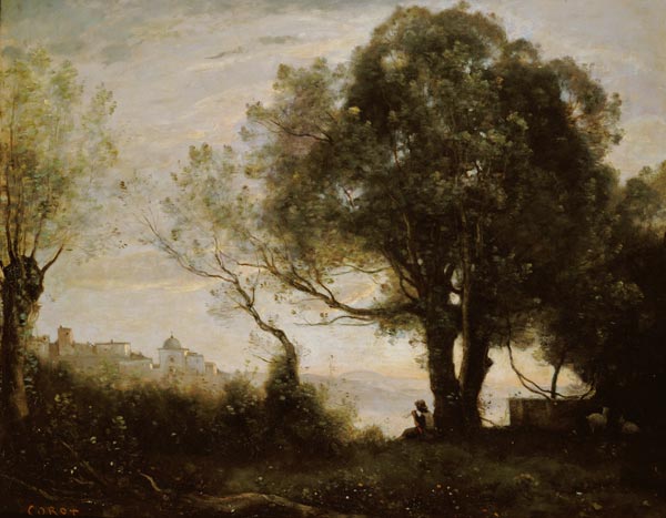 Souvenir of Castel Gandolfo à Jean-Baptiste-Camille Corot