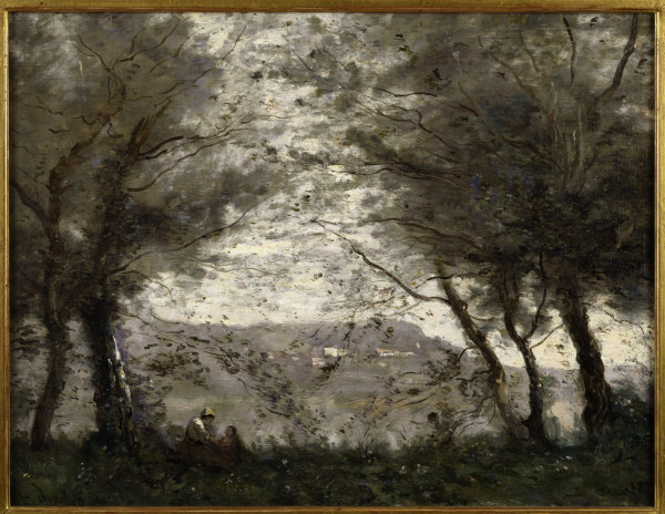 Pond of Ville dAvray à Jean-Baptiste-Camille Corot
