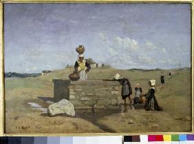 bretonne femmes au puits