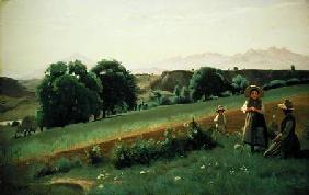 Landscape at Mornex, Haute-Savoie