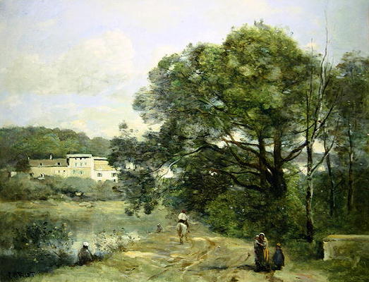 Ville d'Avray (oil on canvas) à Jean-Baptiste-Camille Corot
