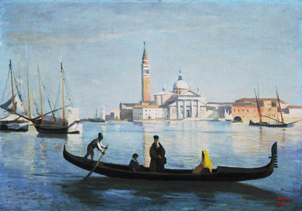Voiture sur le grand Canal, Venise à Jean-Baptiste-Camille Corot