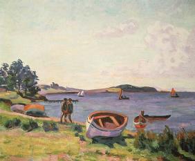 Bateaux sur la rive de la mer (Le Brusc)