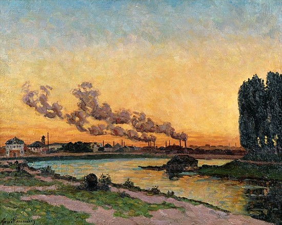 Setting Sun at Ivry, c.1872-73 à Jean Baptiste Armand Guillaumin