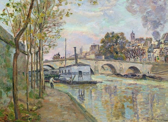 The Seine in Paris à Jean Baptiste Armand Guillaumin