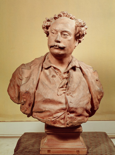 Portrait of Alexander Dumas fils (1802-70) à Jean Baptiste Carpeaux