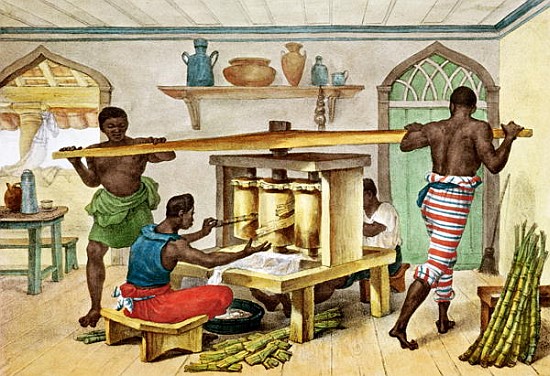 Small Portable Sugar Mill, illustration from ''Voyage Pittoresque et Historique au Bresil'' à Jean Baptiste Debret