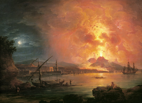 The Eruption of Vesuvius à Jean Baptiste Genillion
