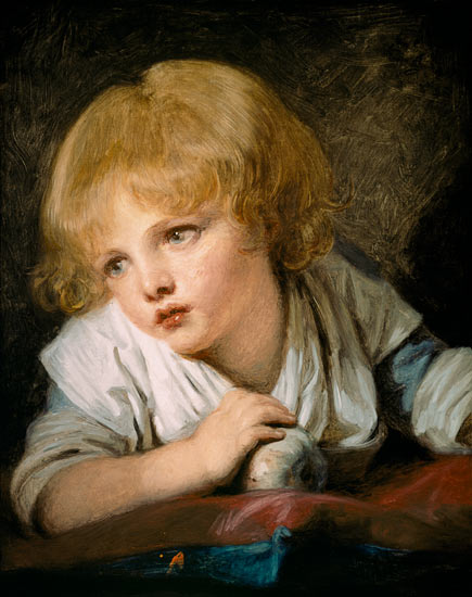 Child with an Apple à Jean Baptiste Greuze