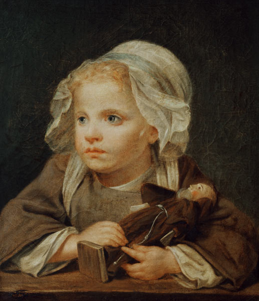 Girl with a Doll à Jean Baptiste Greuze