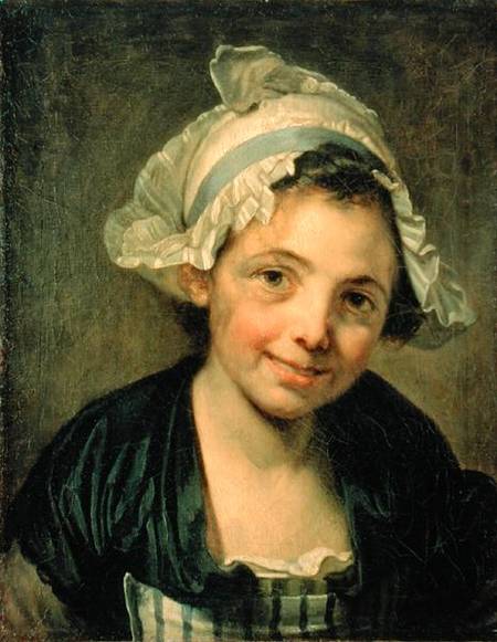 Girl in a Bonnet à Jean Baptiste Greuze