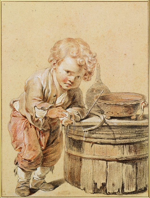 Boy with a Broken Egg à Jean Baptiste Greuze