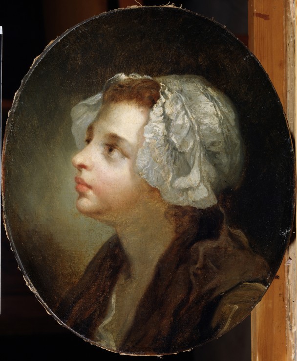 Head of a Girl à Jean Baptiste Greuze