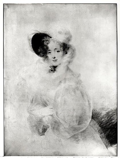 Charlotte Louise Eleonore Adelaide d''Osmond, Countess de Boigne (1781-1866) early 19th century (pas à Jean-Baptiste Isabey