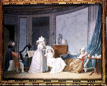 Meeting in a Salon à Jean Baptiste Mallet