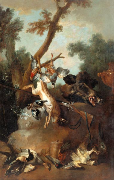 nature morte de chasse à Jean Baptiste Oudry