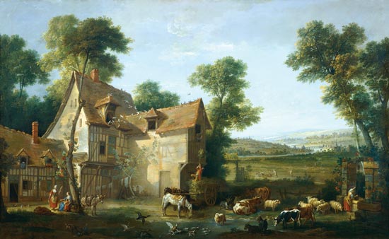 la ferme à Jean Baptiste Oudry