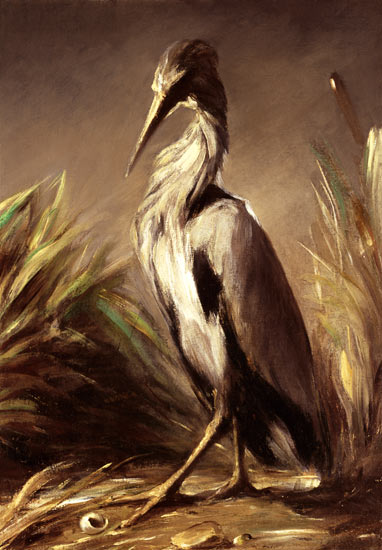 A Heron à Jean Baptiste Oudry